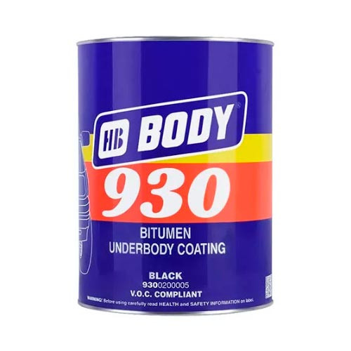 Антикорозійний склад на основі бітуму та каучуку BODY 930 UNDERBODY чорний 5 кг
