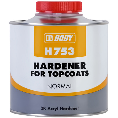 Затверджувач для фарб, грунтів та лаків BODY H753 HARDENER FOR TOPCOATS NORMAL 500 мл