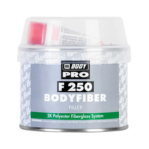 Шпаклівка зі скловолокном BODY F250 Fiber 0.25 кг, фото 1