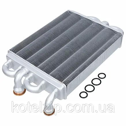 Теплообменник для газового котла Ferroli Fereasy C24D, Domina C24N 39837660, 39841310, фото 3