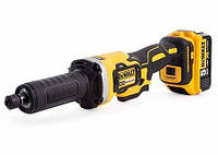 Аккумуляторная прямошлифовальная машина DeWALT DCG426P2(5312935551754)