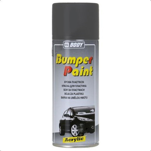 Фарба для бампера BODY BUMPER PAINT темно-сіра 400 мл, фото 1
