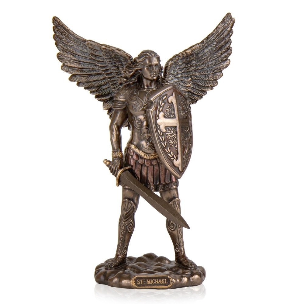 Статуетка релігійна "Архангел Михаїл" 19,5 см бронза 77968A4