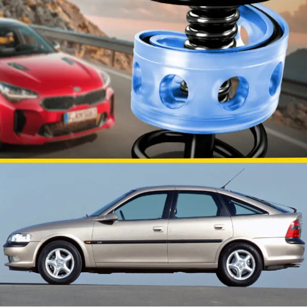 Автобафери силіконові на передні пружини Opel Vectra B хетчбек 1993-2005 (проставки, подушки пружини)