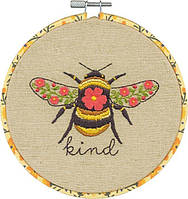 Набір для вишивання гладдю Dimensions 72-76314 "BEE Бджола з п'яльцями"