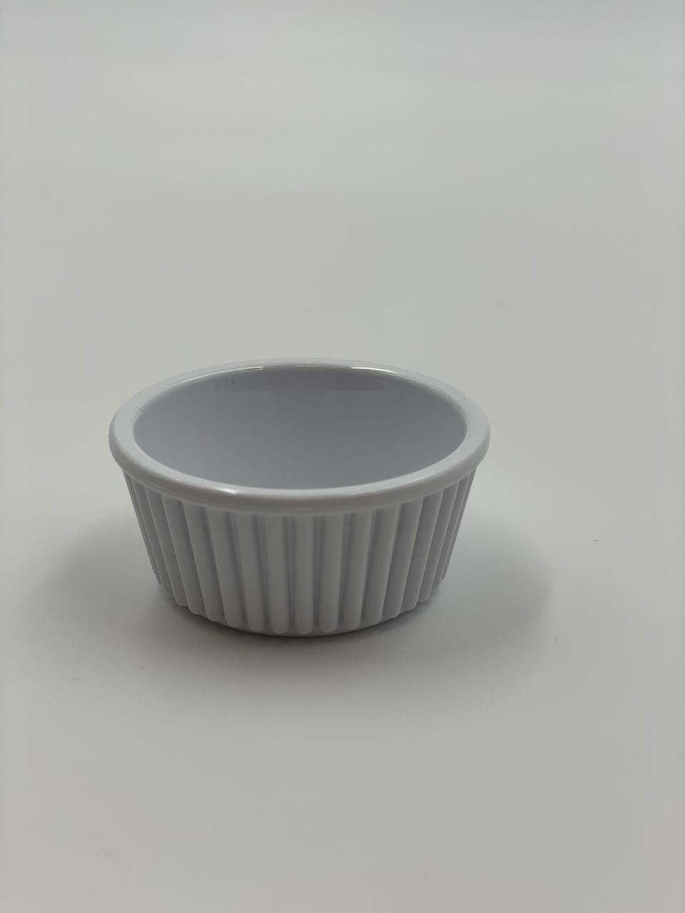 Соусник круглий Ø 60 мм полікарбонат білий GastroPlast GS--0010W