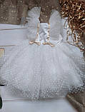 Святкова біла сукня  для дівчат, фото 6