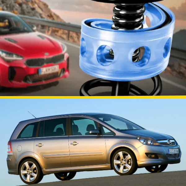 Автобафери силіконові на задні пружини Opel Zafira B 2004- (проставки, подушки пружини)