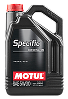 Моторное масло MOTUL Specific 504 00 507 00 SAE 5W30 5 л (106375)(7547876501754)