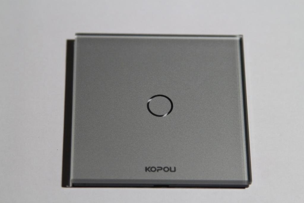 С дистанционкой Сенсорный выключатель <Kopou оригинал> 1 линия дизайнерский для детской кухни вынной - фото 1 - id-p377484050