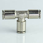 Фітинг пневматичний MPE 06 т-подібний під трубку D6