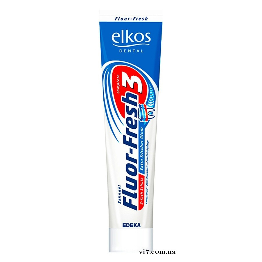Зубна паста Elkos 125 мл Fluor-fresh Свіжість