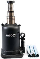 Домкрат гидравлический бутылочный Yato 12 т 230х593 мм (YT-1715)(5293841631754)
