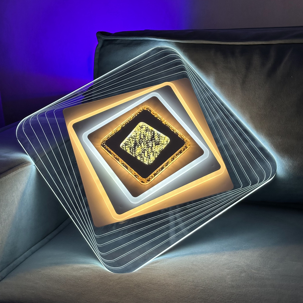 Великий Led світильник Diasha 75W до 18 кв.м колір Білий A007/500