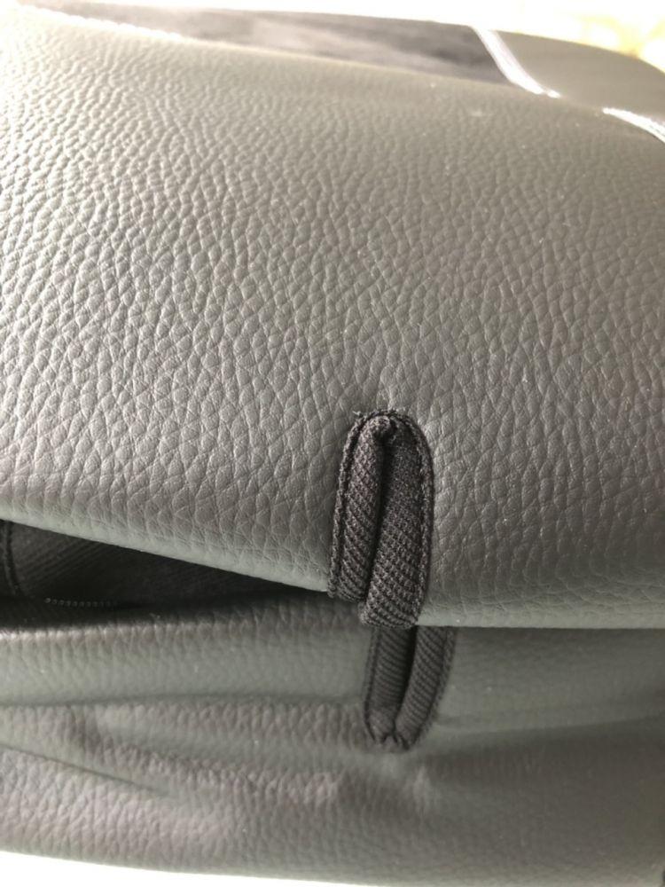 Модельные авточехлы на сиденье Kia Rio 2011-2017 Pok-ter Model Exclusive с серой вставкой - фото 10 - id-p2115410389