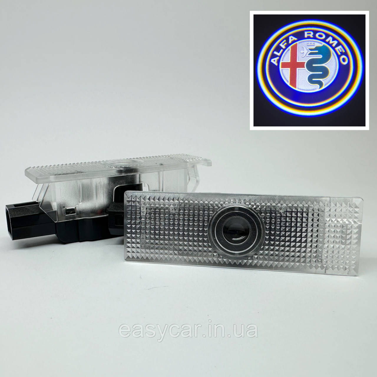 Логотип підсвітка дверей Альфа Ромео Lazer door logo light Alfa Romeo