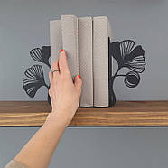 Металеві упори для книг Glozis Mariken (чорний), фото 9