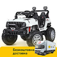 Электромобиль джип Jeep Bambi (пульт 2,4G, 2 мотора 35W, 2 аккум.12V7/9AH, свет, MP3) M 4960EBLR-1(24V) Белый