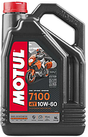 Моторное масло Motul 7100 4T, 10W60 4 л (104101)(7547856911754)