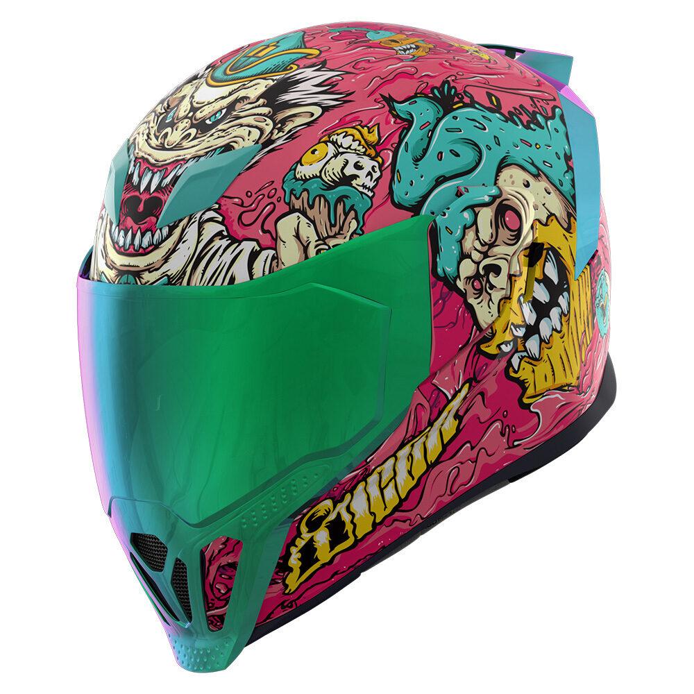 МОТОШОЛОМ ЗАКРИТИЙ ICON AIRFLITE MIPS SNACK ATTACK КОЛІР PINK