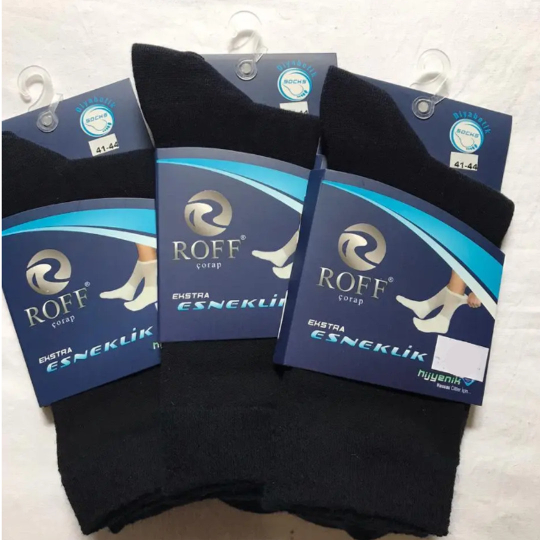 Шкарпетки безшовні чоловічі для діабетиків ROFF р. 41-44 Туреччина