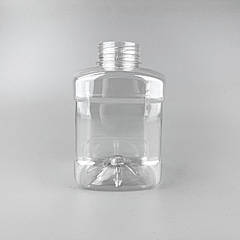 Пляшка квадратна 500 мл з широким горлом 38 мм (Морокко), Пет пляшки від виробника