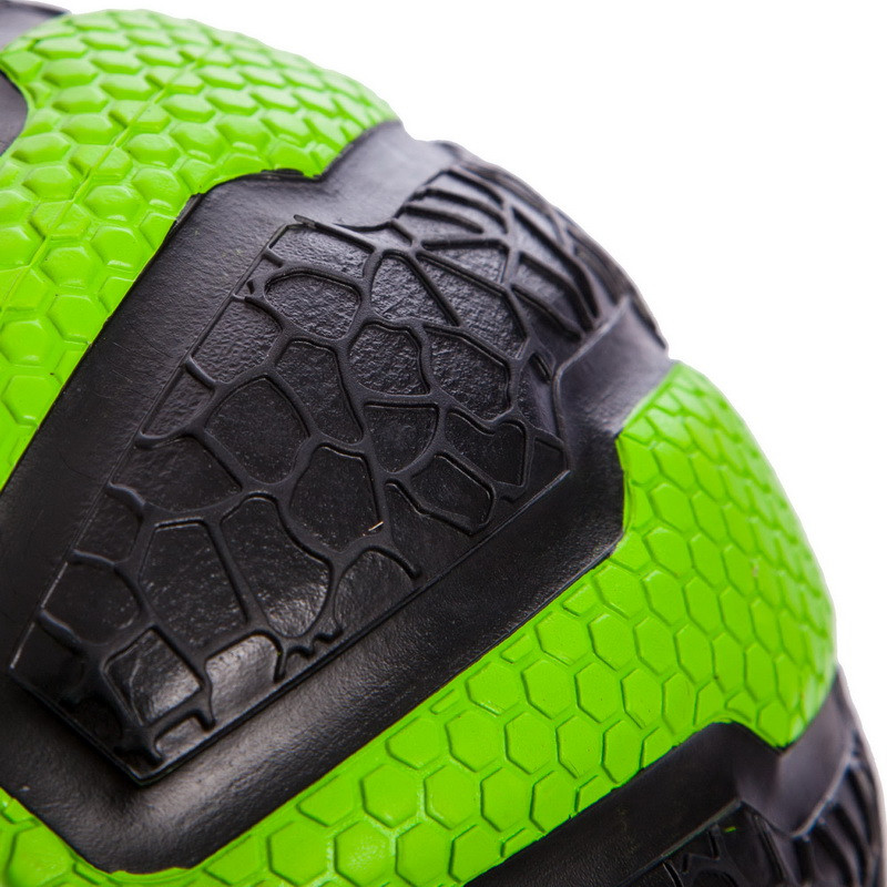 Мяч медицинский медбол для кроссфита Zelart Medicine Ball Fit 0898-2 вес 2кг Green-Black - фото 3 - id-p2115434551