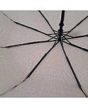 Парасолька напівавтомат жіноча Toprain 593 "Words" на 9 спиць Бежевий, фото 6