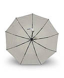 Парасолька напівавтомат жіноча Toprain 593 "Words" на 9 спиць Сірий, фото 3