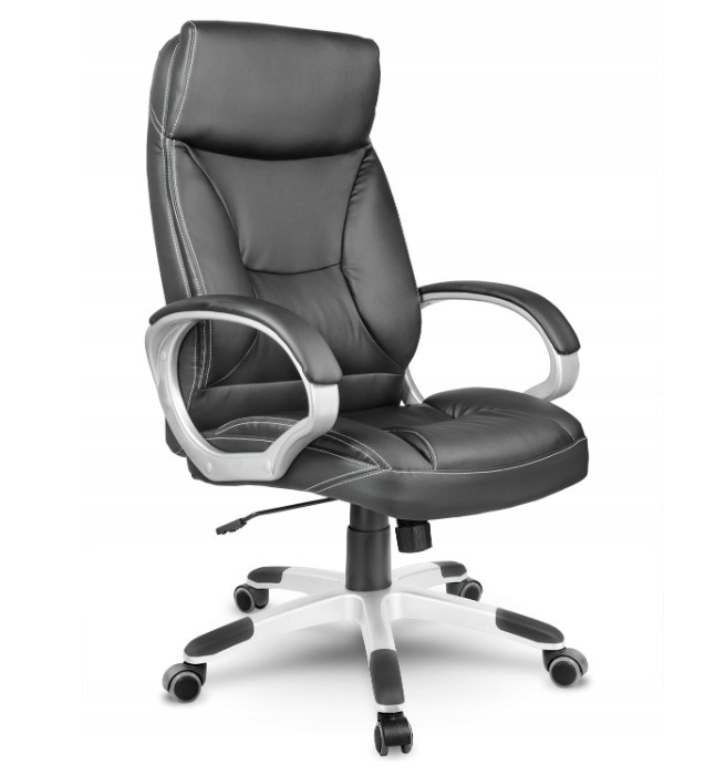 Офісне крісло Sofotel 223, що обертається з функцією хитання Чорне