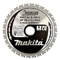 Пильный диск Makita Specialized по металлу 136х20мм 30Т (B-10615)(7602692831754)