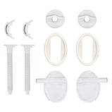 Сидіння для унітазу SoloPlast SP8, кріплення пластик, 358х430 мм, фото 4