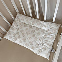 Подушка для новонароджених "Слоненя" Беж Ранфорс,наповнювач-синтепон.Щільність 400 г/м2 арт.91449230  40*60