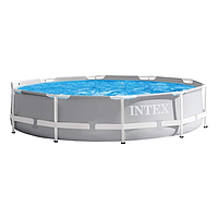 Круглый каркасный бассейн Intex Prism Frame Pool (305x76 см) (26700)(7566672971754)