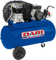 Компрессор поршневой DARI с ременным приводом 220 В, 2.2 кВт (DEC100-330M-220-ITALY)(7546424701754)