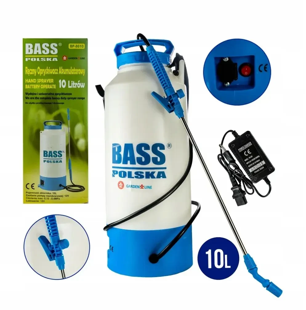 Обприскувач акумуляторний 10л Bass Polska 8610