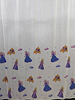 Тюль в детскую комнату для девочки Принцессы
