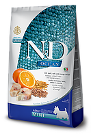 Сухой корм для взрослых собак маленьких пород Farmina N&D Ocean c треской и апельсином 2.5кг