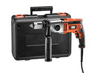 Двухскоростная ударная дрель Black&Decker KR8542K(7611666401754)