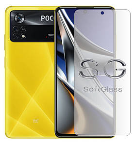 М'яке скло Poco X4 Pro 5G на екран поліуретанове SoftGlass