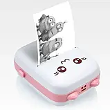 Міні принтер bluetooth дитячий термопринтер блютуз принтер для телефону міні принтер фотографій, фото 7