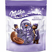 Новорічні цукерки Milka Bonbons Alpenmilch 86 g Магія у нас