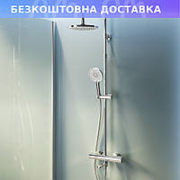 Душ.система: см-ль д/ванны/душа с ТМС, душ.штанга,верхний душ 220мм, ручн душ,хром AM.PM X-Joy F0785A500