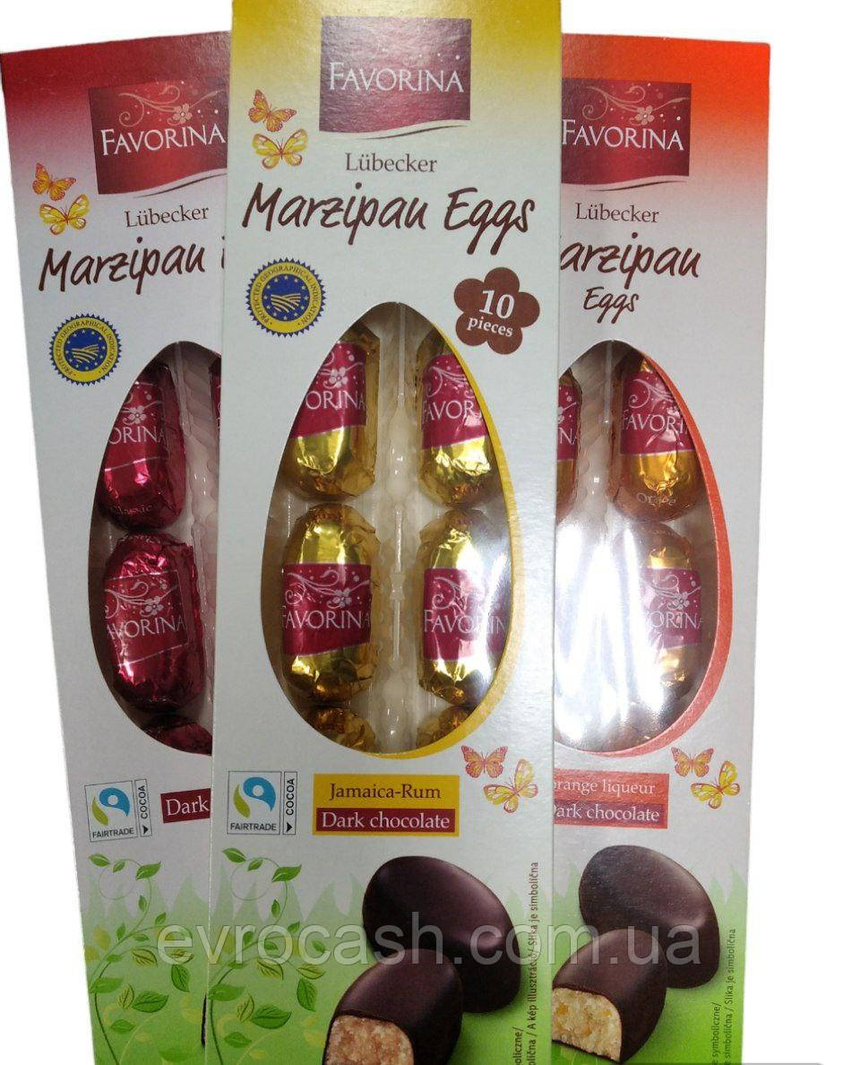 Цукерки MARZIPAN Eggs Favorina 125g в асортименті