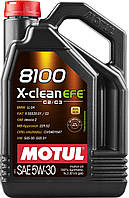 Моторное масло MOTUL 8100 X-clean EFE, 5W30 5 л (109471)(7547868081754)