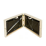 Кушетка для косметолога 180х60 см автомат для масажу з регулюванням висоти Складаний масажний стіл Бежевий, фото 4