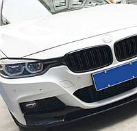 Чорний глянцевий спойлер Performance переднього бампера для BMW F30 F31 M Sport