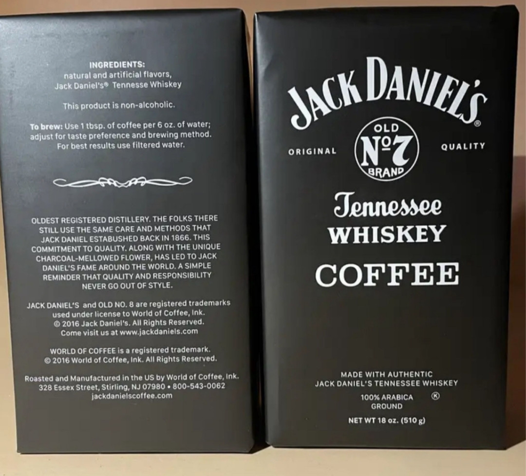 Мелена кава Jack Daniel's Coffee 510г Jack Daniels Джек Деніелс Tennessee Whisky Coffee 100% арабіка з ароматом віскі США