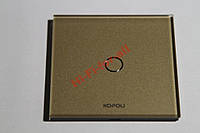 Золотий Сенсорний вимикач 1 лінія, <Kopou оригінал> гартоване скло, є для ванної кухні передпокою