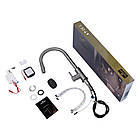 Змішувач для кухні з висувним виливом Kroner KRP Edelstahl Klassisch — PVD03916 сенсорний, фото 6